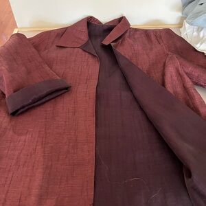 Chicos large reversible light dinner jacket